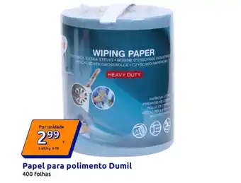 Papel para polimento dumil
