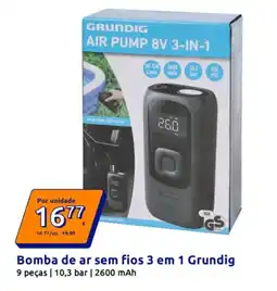 Action Bomba de ar sem fios 3 em 1 Grundig promoção