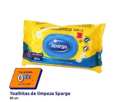 Action Toalhitas de limpeza Spargo promoção