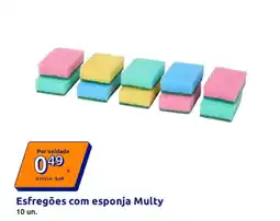 Action Esfregões com esponja Multy promoção
