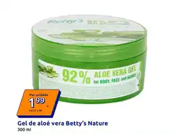 Action Gel de aloé vera Betty's Nature promoção