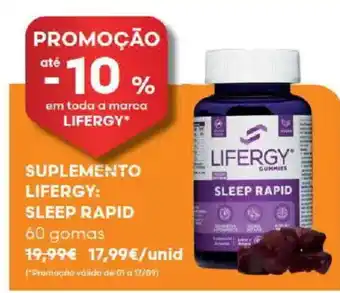 Suplemento lifergy: sleep rapid