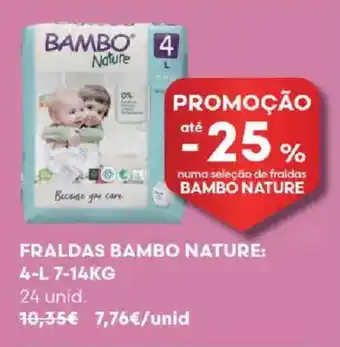 Fraldas bambo nature