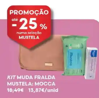 Kit muda fralda mustela: mocca