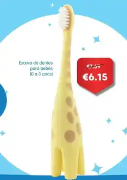 Auchan Escova de dentes para bebés promoção