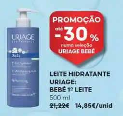 Auchan Leite hidratante uriage: bebé 1º leite promoção
