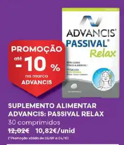 Auchan Suplemento alimentar advancis passival relax promoção