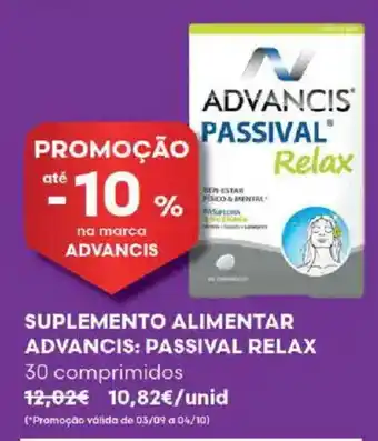 Suplemento alimentar advancis: passival relax