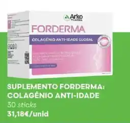 Auchan Suplemento forderma colagénio anti-idade promoção