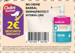 Auchan Barral dermaprotect hydra+ promoção