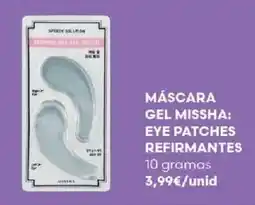 Auchan Máscara gel missha: eye patches refirmantes promoção