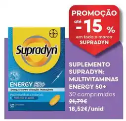 Auchan Supradyn Energy 50+ promoção