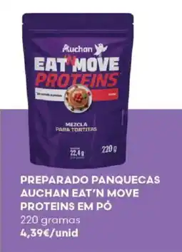 Auchan Preparado panquecas auchan eat'n move proteins em pó promoção