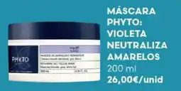 Auchan Máscara phyto: violeta neutraliza amarelos promoção