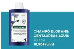 Auchan Champô klorane centaureas azuis promoção