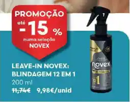Auchan Leave-in novex blindagem 12 em 1 promoção