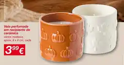 kik Vela perfumada em recipiente de cerâmica promoção