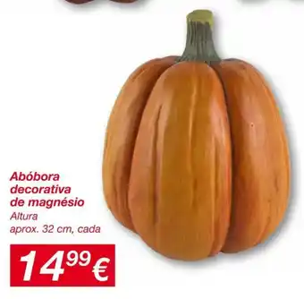 Abóbora decorativa de magnésio