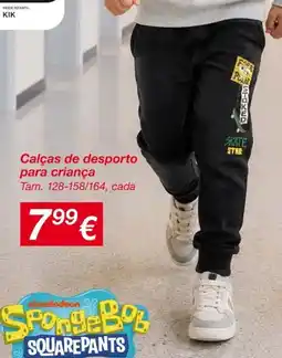 kik Calças de desporto para criança promoção
