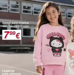 kik Sweat para criança promoção