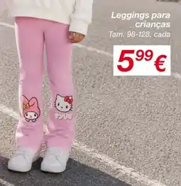 kik Leggings para crianças promoção
