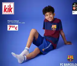 kik Pijama criança promoção