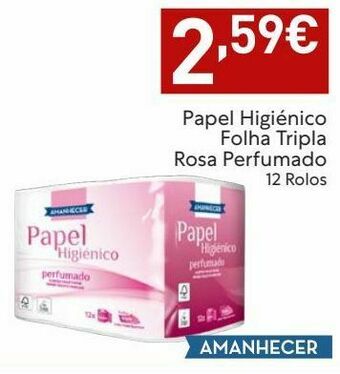 Papel higiênico amanhecer