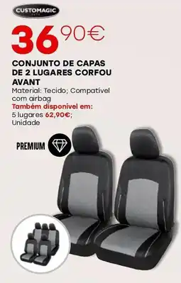 Roady Conjunto de capas de 2 lugares corfou avant promoção