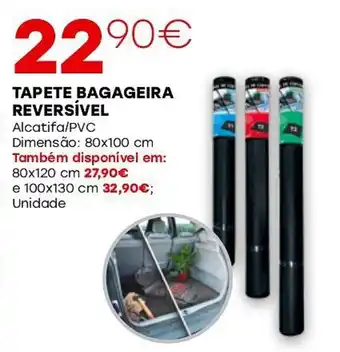 Tapete bagageira reversível