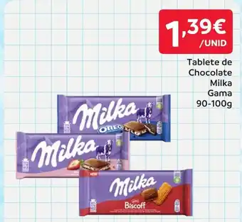 Tablete de chocolate milka gama