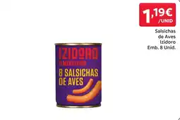 Amanhecer Izidoro 8 salsichas de aves promoção