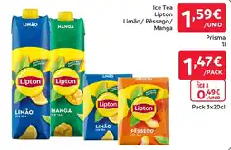 Amanhecer Ice Tea Lipton Limão/ Pêssego/ Manga promoção