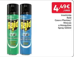 Amanhecer Inseticida Raid Casa e Plantas/Moscas e Mosquitos promoção