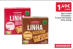 Amanhecer Barra Linha Chocolate promoção