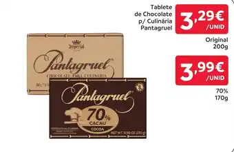 Amanhecer Pantagruel chocolate para culinária promoção
