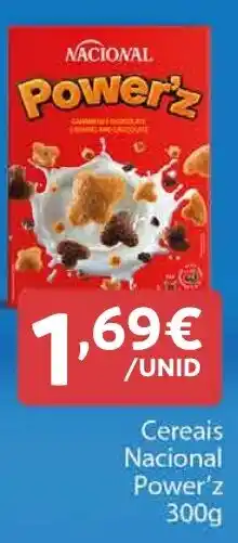 Amanhecer Cereais Nacional Power'z promoção