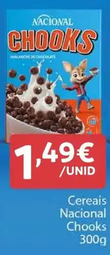 Amanhecer Cereais Nacional Chooks promoção