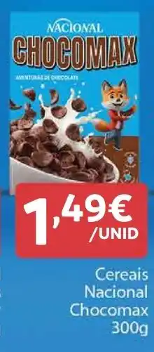 Amanhecer Cereais Nacional Chocomax promoção