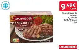 Amanhecer Hambúrguer de bovino amanhecer promoção
