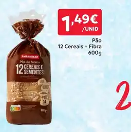 Amanhecer Pão de forma 12 cereais e sementes promoção