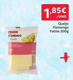Amanhecer Queijo flamengo fatiado promoção