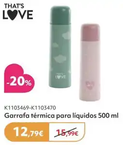 Prénatal Garrafa térmica that's love promoção