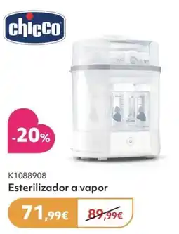 Prénatal Chicco esterilizador a vapor promoção