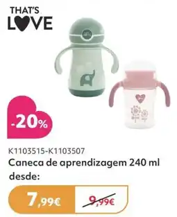 Prénatal That's love caneca de aprendizagem promoção