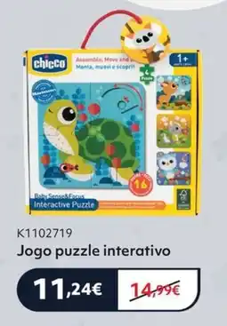 Prénatal Jogo puzzle interativo promoção