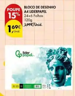 Pingo Doce Liderpapel - bloco de desenho a4 promoção