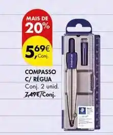 Pingo Doce Compasso c/regua promoção