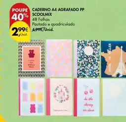 Pingo Doce Caderno a4 agrafado pp promoção