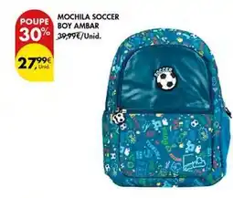 Pingo Doce Ambar - mochila soccer promoção