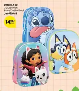 Pingo Doce A+ - mochila 3d promoção